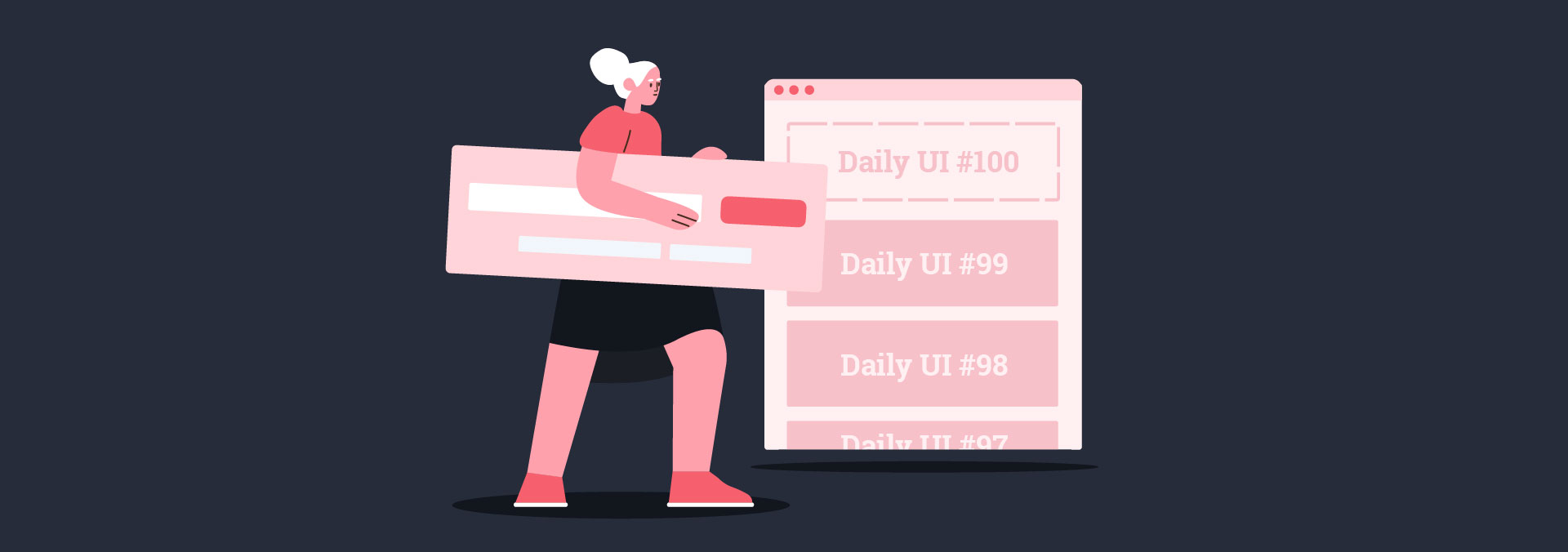 Daily UI 100: accettare la sfida oppure no?