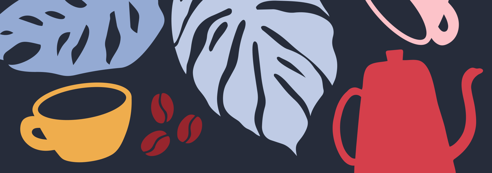 Specialty coffee: monstera e flat white